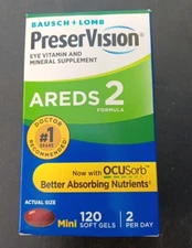 PreserVision Areds 2 Eye Vitamin and Mineral - 120 Softgels (BN23)