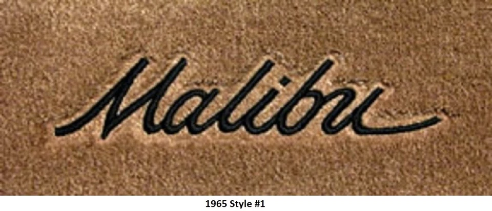 Lloyd Mats Velourtex Chevrolet Malibu Custom Embroidered Floor Mats (1964 & Up) - Imagem 3 de 4