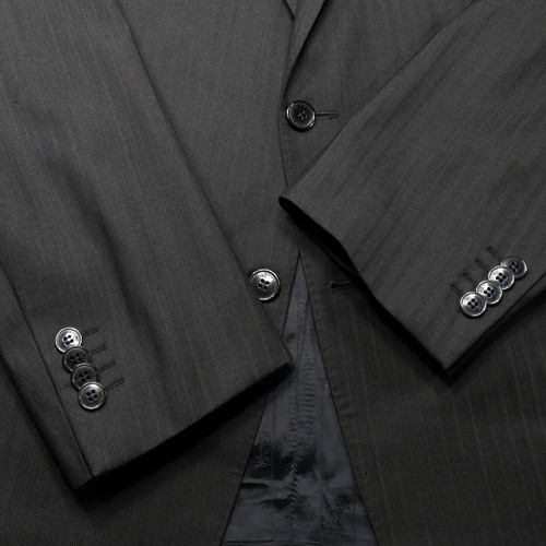 VERSACE Tonal Wool Silk Iridescent Suit Two-Piece 2 Button 46L US 56L IT - Picture 7 of 21