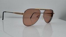 Vintage AV 358 Gold Gunmetal Pilot Korea Sunglasses FRAMES ONLY