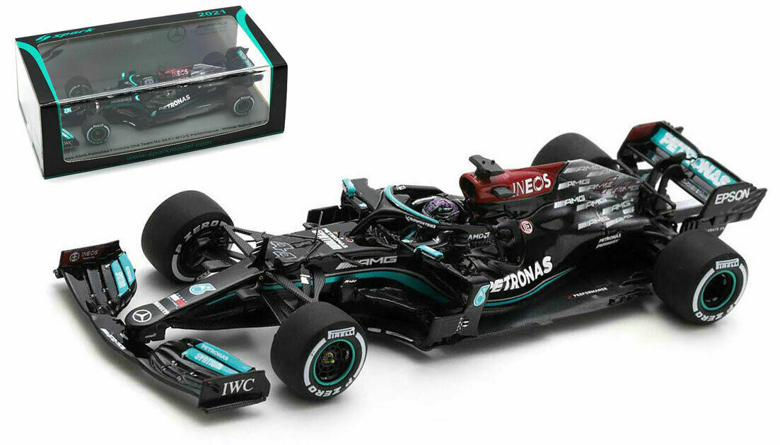 Mercedes W12 Hamilton 2021 Spark S7660 voiture miniature F1 1/43 miniature