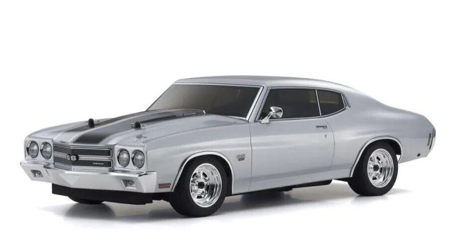 Kyosho Fazer RC Car 1970 CHEVY CHEVELLE AWD-RTR- *SILVER* W