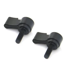 M5 Rotating Knob Thumb Screw Black 15mm Length Model 1492