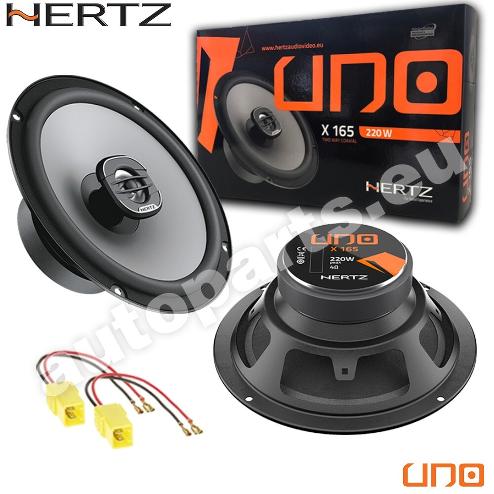 Upgrade Audio Alfa 156: Kit Casse Hertz X165 220W Bassi Top