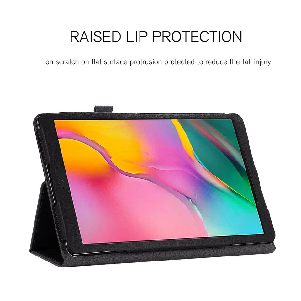 For Samsung Galaxy Tab A 7.0/8.0 10.1/10.5 Tablet Folding Stand Case Cover - Image 4 of 4