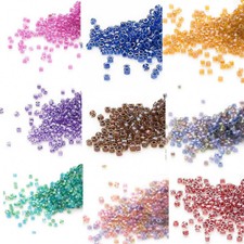 1200 Miyuki Delica 11 COLOR LINED Glass Seed Beads 11/0 Transparent 7.2 Grams