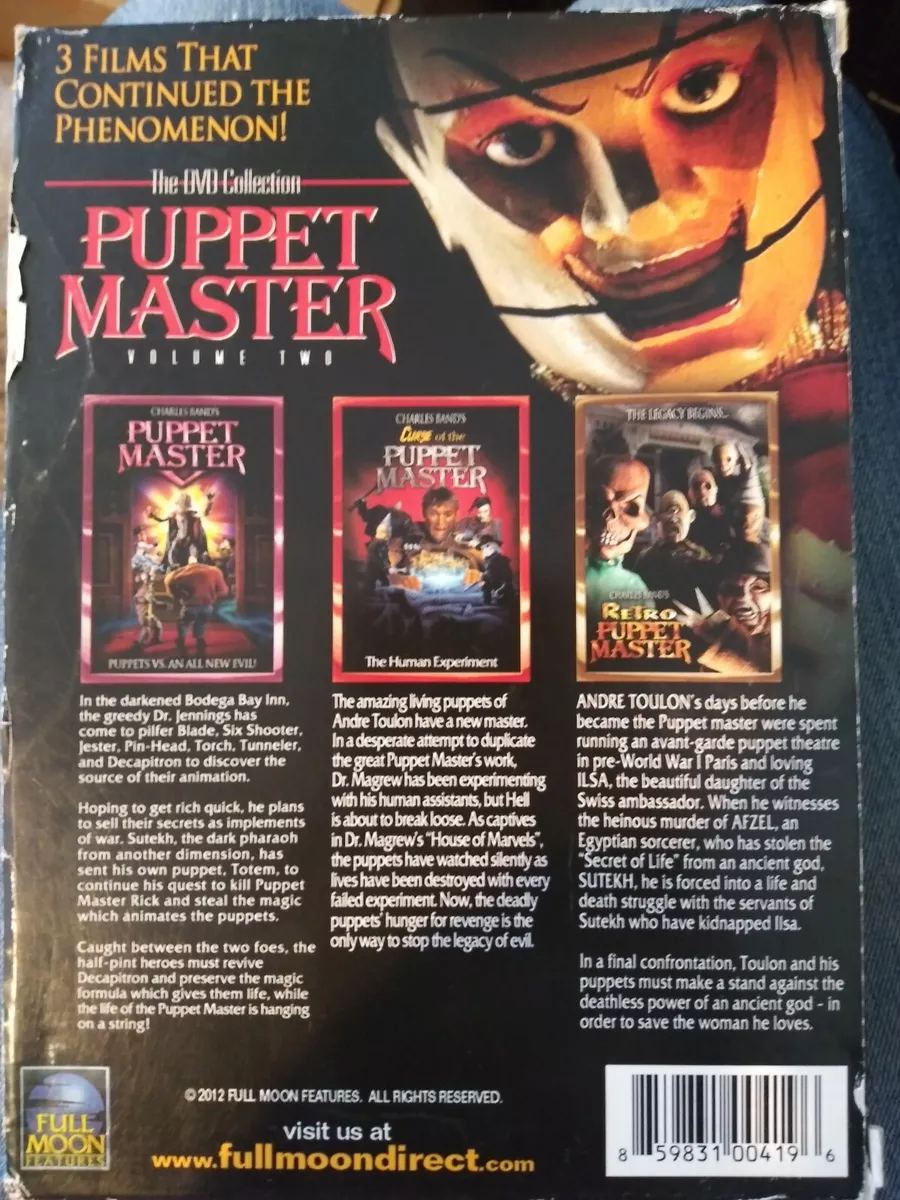 PUPPET MASTER II DVD