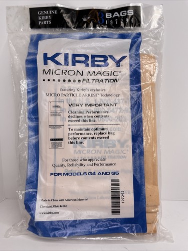 2 New Sealed Bags Genuine Kirby Vacuum 