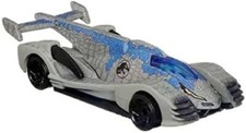 Jurassic World Dominion Hot Wheels Character Car - Velociraptor  Blue  