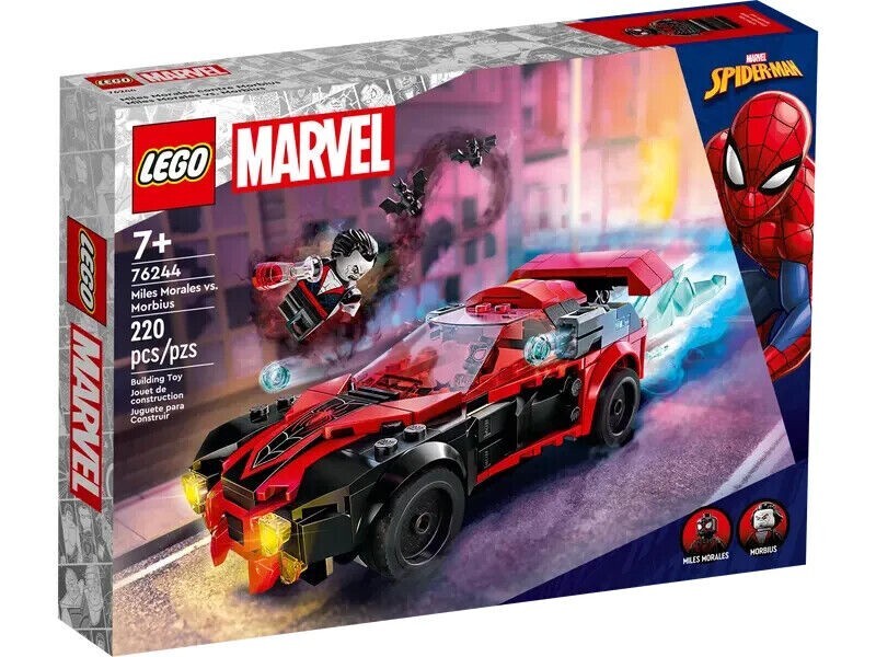 76244 MILES MORALES VS MORBIUS lego legos set NEW spiderman race