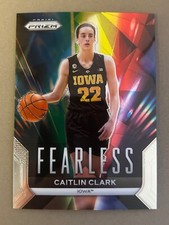 2023-24 PANINI CAITLIN CLARK COLLECTION FEARLESS INSERT BASKETBALL PRIZM F2