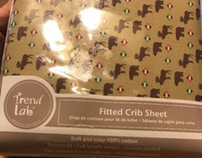 Trend Lab White Nursery Fitted Sheets for sale - Main Image
