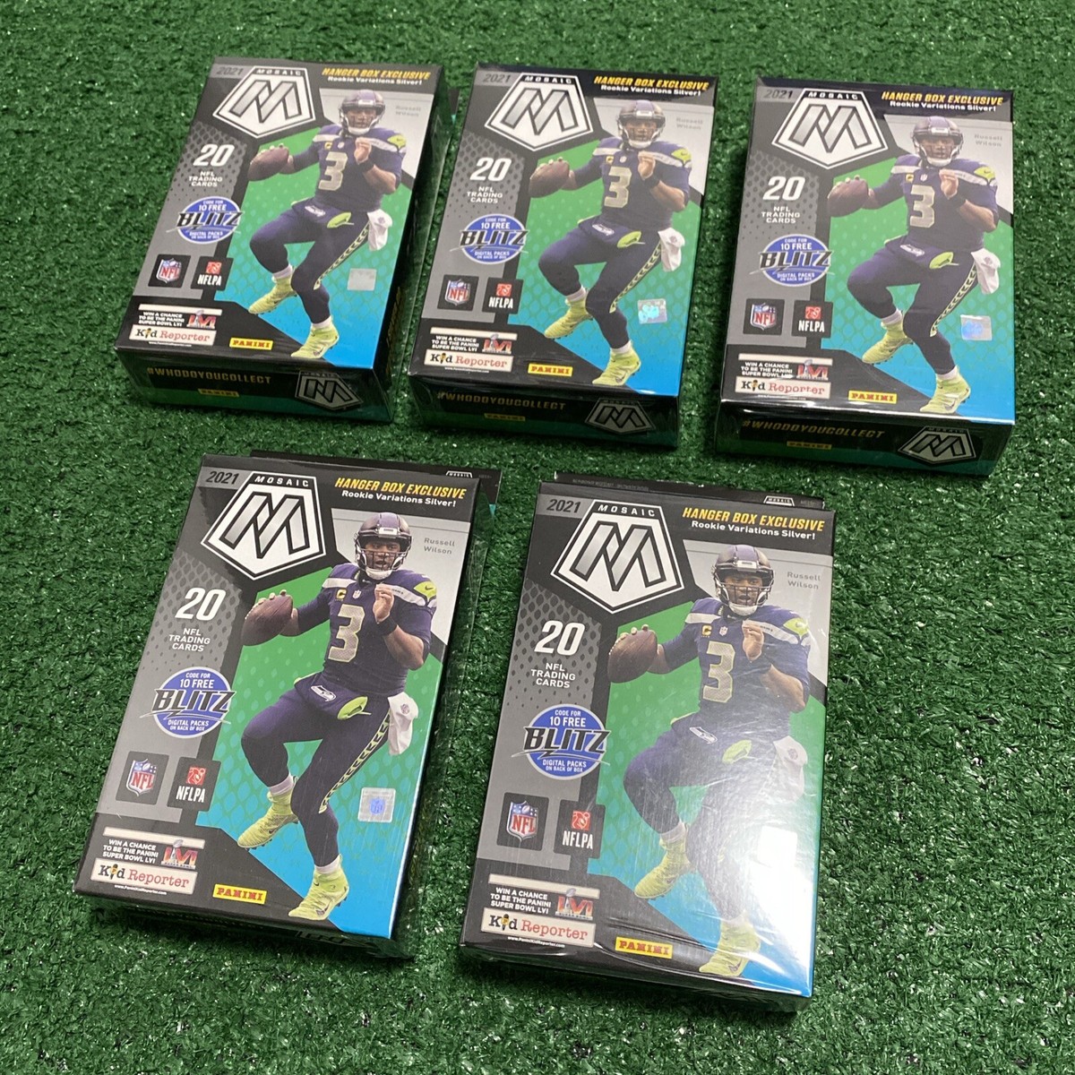 2021 Panini MOSAIC Football EXCLUSIVE Sealed HANGER Box-RC