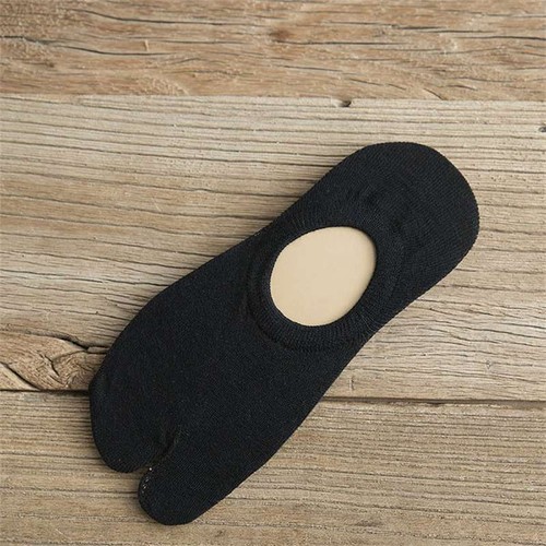 Toe Socks Low Cut Socks Low-Cut Cotton Summer Couple Solid Color Slip Silicone - Picture 3 of 18