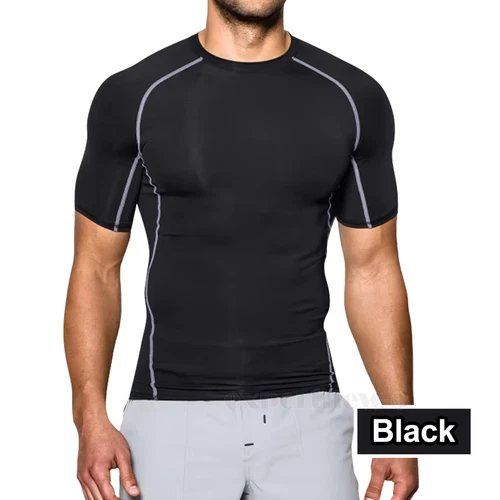 Camiseta transpirable para hombre de EE. UU. fresca seca deportes correr rendimiento absorbente gimnasio top - Imagen 13 de 24