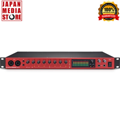 Focusrite Clarett+ 8Pre USB 18-IN / 20-OUT Rack Studio Audio Recording Interface