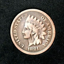 1881 Indian Head Cent - Better Date Nice Tone