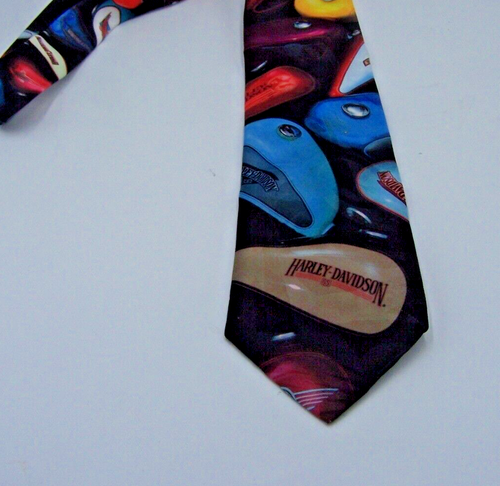 1993 Harley Davidson Motorcycles Official Tanks Design Tie Ralph Marlin Vintage