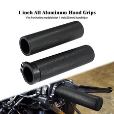 1" Diamon Handlebar Hand Grips Fit For Touring Sportster Dyna Softail VRSC