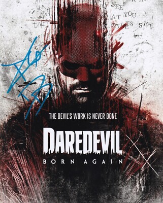 CHARLIE COX signed autograph 20x25cm DAREDEVIL in person autograph COA