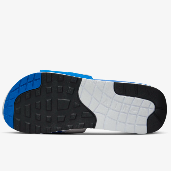 Nike Air Max 1 Slide Slippers 'White/Royal Blue' (FJ4007-100