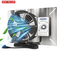 Fan Ventilation Exhaust 540 CFM Stainless Steel Crawl Space 3-Speed Indoor