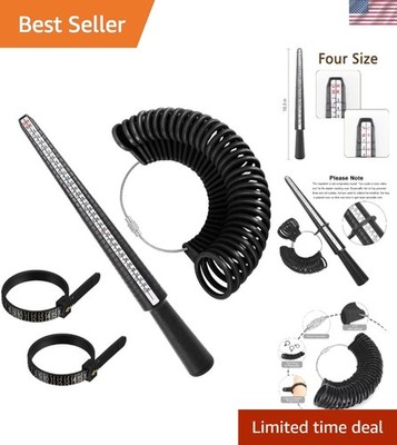 Complete Ring Size Measuring Kit for Accurate Jewelry Fit