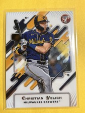 2025 Topps Pristine Christian Yelich #123 Milwaukee Brewers