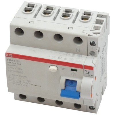 ABB F204 A-40/0,3 2CSF204101R3400 Fehlerstrom-Schutzschalter + S2C-H6R -used-