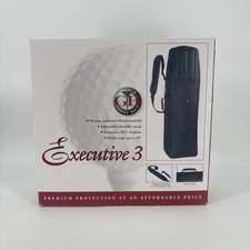 GB Golf Travel Bag Executive 3 Black Polyester Carry handle PVC Bottom New