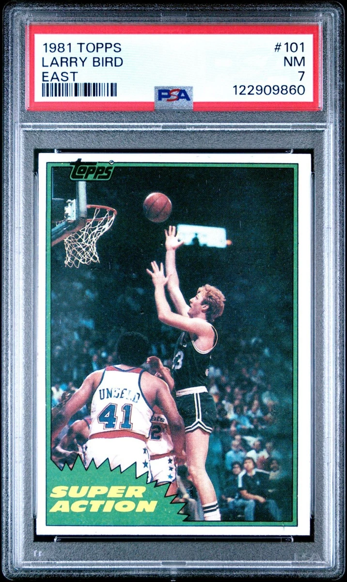 Topps Larry Bird 8 Graded Basketball Sports Trading Cards