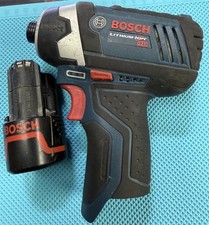 Bosch PS41 12 Volt 1/4" Hex Cordless Impact Driver Li-ion W/Battery Ps41 Used