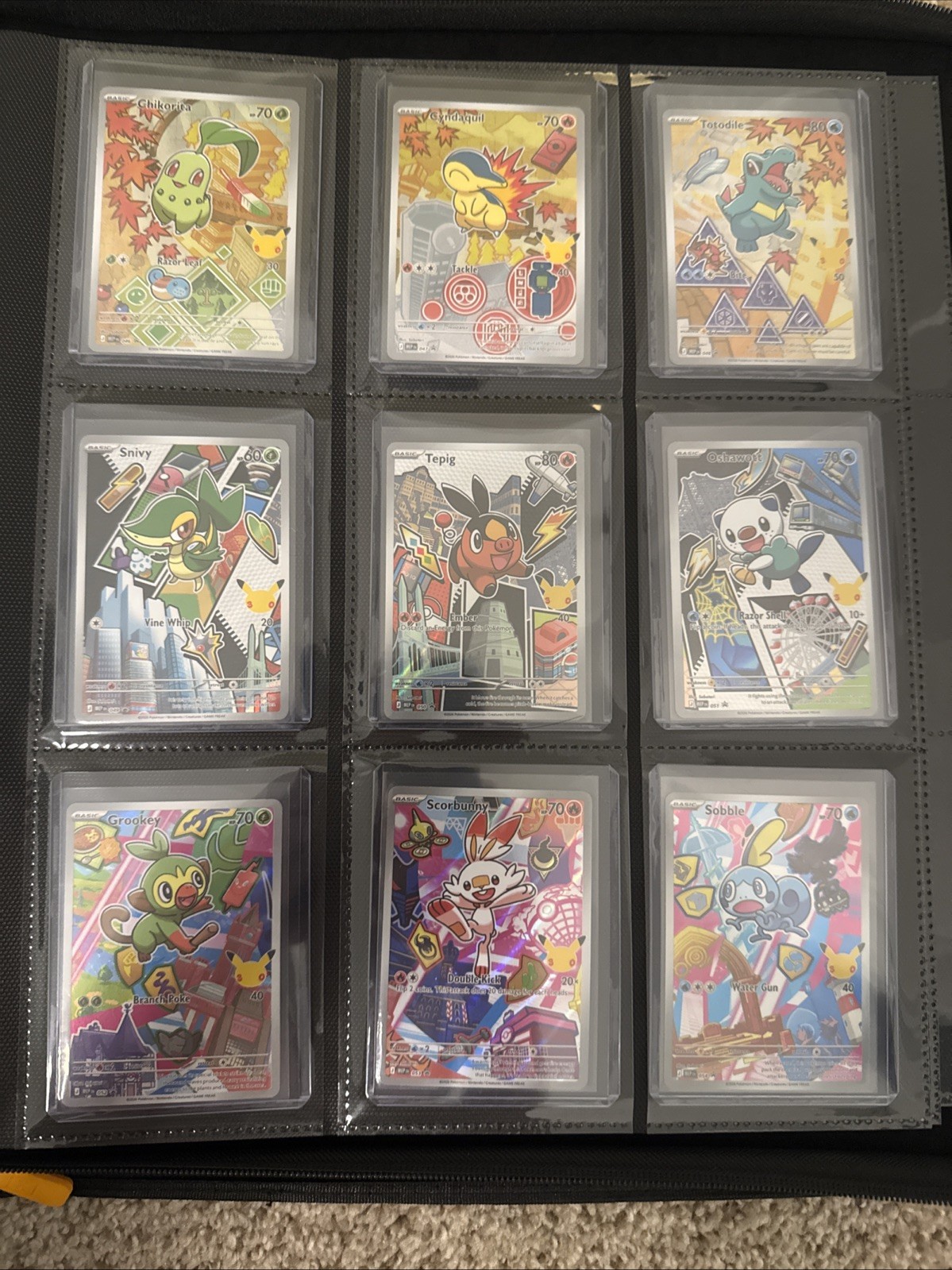 Pokémon First Partner Illustration Collection Series 2 Promos Full Set 9 Card Nm