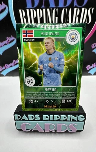 2024-25 Topps Merlin Uefa Club Competitions Merlin's Gamers Erling Haaland MG-27