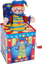 Schylling Silly Circus Jack in the Box - Classic Children'S Musical Toy - Colorf