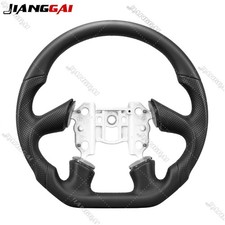 Full Black Leather Steering Wheel Fit Chevrolet Corvette C6 Z06 2000-2005
