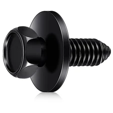 50 Pcs 5/16"-18 x 7/8" Indented Hex Head Body Bolts, Metal Fasteners Automoti...