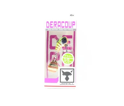 Jackall Deracoup 3/8 oz Spin Tail Naufrage Leurre Chart Bluegill Stripe (1976) - Photo 1/4