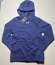 Under Armour Loose Hustle Fleece Hoody Boys YMD Blue