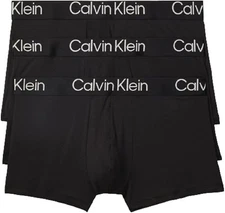 Calvin Klein Men's Ultra Soft Modern Modal Trunk - Men - Black - Medium