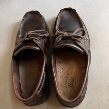 G.H. Bass - Lewis Moccasins Loafer Size 8 M Dark Brown Mens