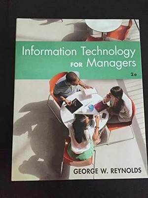 Information Technology for - Paperback, by Reynolds George - Acceptable n