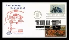 US COVER BATTLE OF GETTYSBURG CIVIL WAR FDC TIME TRAVEL COMBO DUAL CANCEL