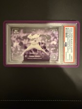 2024 Topps Black White Rookie Resolution Yoshinobu Yamamoto RC Purple /25 PSA 10