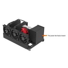 DIY Computer Motherboard Case Rack Powerful Cooling Steel Plate ATX M ATX ITX