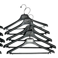 Macys Hangers 12 Hard Plastic Heavy Duty Macys Black