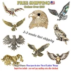 Vintage Eagle Pins Unisex Shiny Glass Animal Brooches Office Party Friend Gifts