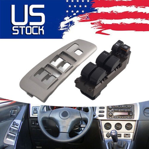 For 2003~2008 TOYOTA MATRIX DRIVER MASTER POWER WINDOW SWITCH CONTROL+ BEZEL SET