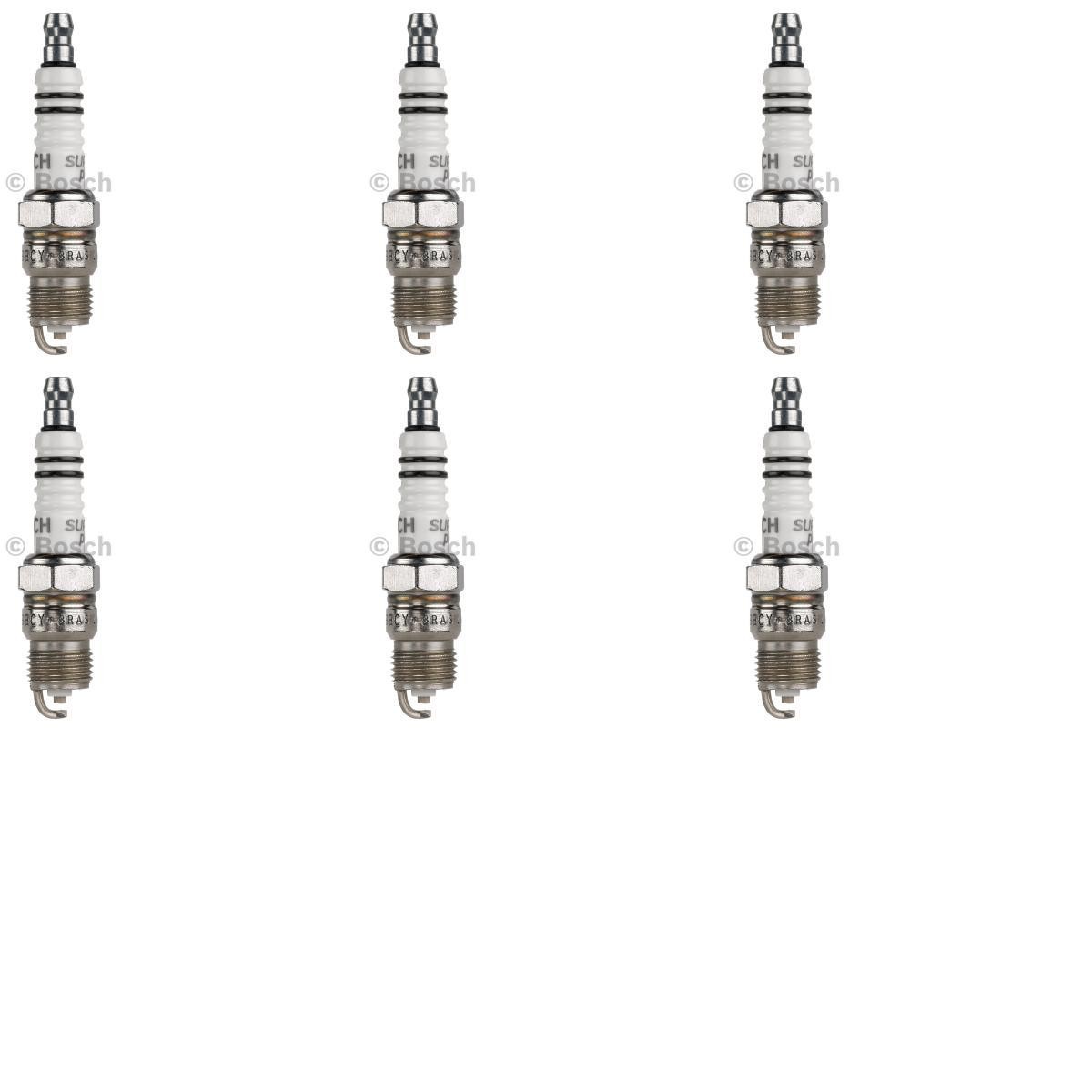 Bosch 7985 Spark Plug Pack of 6 for Buick Chevrolet Ford GMC Mercury Aspen 68-83