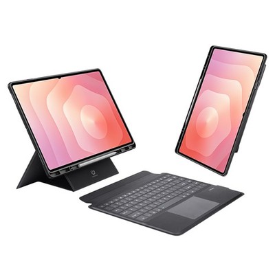 Leather Case For Samsung Tab S11 U/10 FE+/S9 Stand Magnetic Independent Keyboard